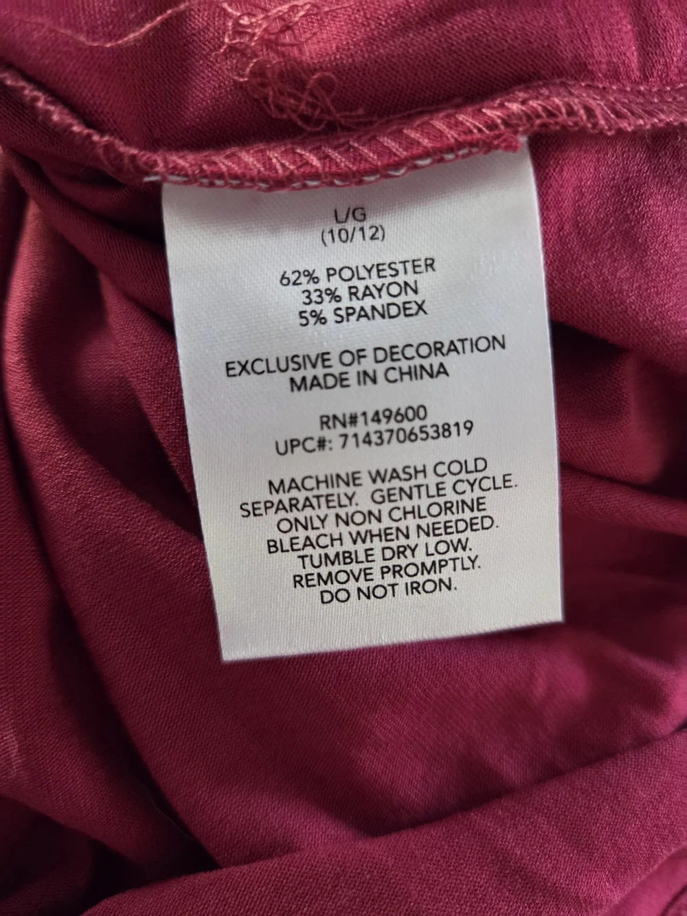 Flora Nikrooz Raspberry Short-Sleeve Top & Blush Floral Pajama Capri Pants NWT - Picture 7 of 8